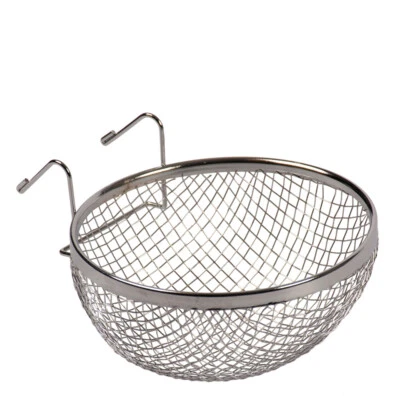 DUVO PLUS Vogel-Nistkorb aus Metall - 12 x 12 x 8 cm - Nistkörbe Vögel