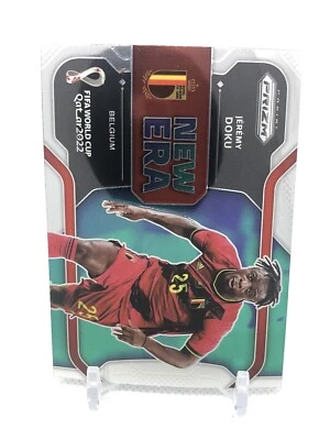 2022 Prizm Soccer FIFA World Cup Qatar New Era #36 Jeremy Doku Belgium - Image 1 of 2