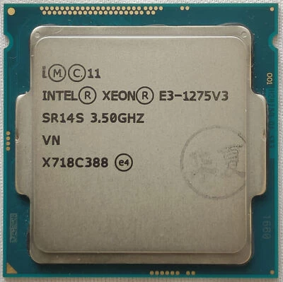 Intel Xeon E3-1275 V3 SR14S 3.50GHz 8MB 4-Core LGA1150 Workstation CPU Haswell - Image 1 of 2
