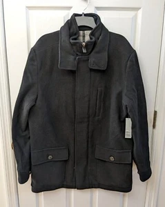 Covington klassischer schwarzer Militär Wollmantel für Herren - Größe M - neu mit Etikett - Bild 1 von 6