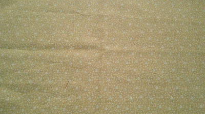 Fabric Marcus Bros. Off-White Italianat Design on Wheat Backgrnd 16" x 36" $1.95 - Image 1 of 4