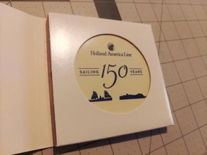 Holland America Line SEGELN 150 Jahre Blau Delfter Keramikfliesen Untersetzer Neu 4 Stück (A - Bild 1 von 4