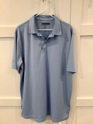 Pebble Beach Dry-Luxe Performance Golf Shirt Blue Men's short sleeve Size XL - Image 1 of 3
