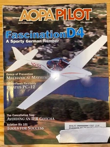 AOPA PILOT Magazine: Flying September 2001 Fascination D4 German Number - Picture 1 of 4