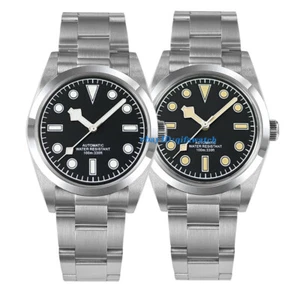 Reloj Luminoso Movimiento NH35 39mm 36mm Cristal Zafiro Estéril Negro - Imagen 1 de 10