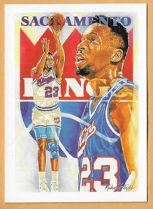 WAYMAN TISDALE SACRAMENTO KINGS CHECKLIST #377 NBA HOOPS 1990-91 - Picture 1 of 2