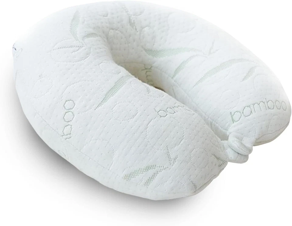 Bamboo Travel Pillow - Memory Foam - Great for long rides in the car/plane - Image 1 of 1