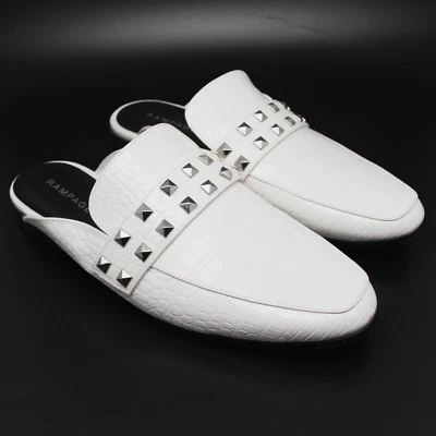 Rampage Brady Mule белый крокодила с заклепками горки туфли женщин размер 9,5 - Изображение 1 из 4