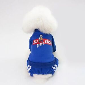 Cotton Dog Jumpsuit Pet Puppy Coat Clothing for Small Medium Dog Cotton Clothes