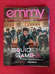 SQUID GAME 2 Emmy Magazine Issue 13 2024 W/ Netflix promo slipcover Lee Jung-jae - Picture 1 of 7