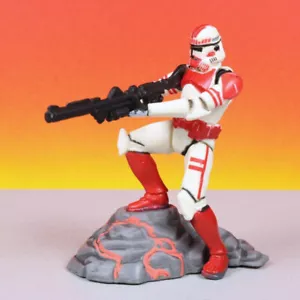 Star Wars Unleashed Battle Pack Rojo Clon SHOCK TROOPER Orden 66 Hasbro 2008 - Imagen 1 de 3