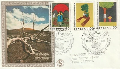 1976 Italy FDC cover XVIII Stamp Day  - Image 1 of 2
