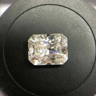 0.5ct~8.0ct White Loose Radiant Cut Moissanite Gemstone D Color VVS1 Brilliant - Image 1 of 4