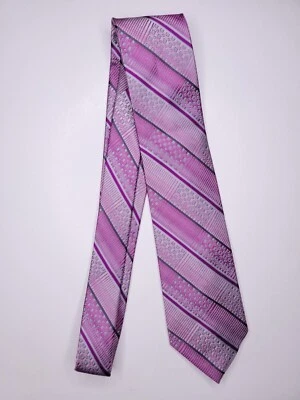 Corbata formal para hombre Bruno Piattelli 60"Lx3,25"W púrpura/rosa Foto 1 de 4