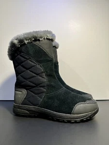 Stivali invernali in pelliccia sintetica neri Columbia Ice Maiden II da donna neri impermeabili / taglia 6 - Foto 1 di 10