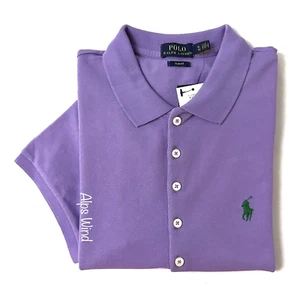 Polo Ralph Lauren Women Stretch Slim Fit Mesh Polo Shirt Purple SZ.XL NWT$125 - Picture 1 of 6
