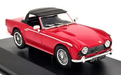 Vanguards 1/43 Triumph TR5 Signal Red With Soft Top Diecast Model Car - Image 1 of 4