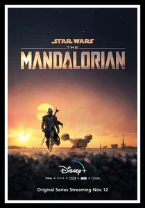 The Mandalorian Alt Movie Poster Print & Unframed Canvas Prints - Bild 1 von 2