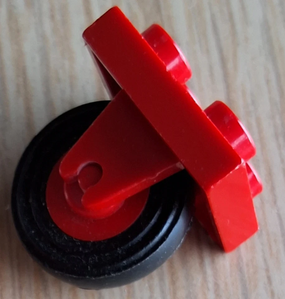 Lego Rad 8c01 3464c01 schwarz Halter Achse 2x2 rot Zubehör 386 770 - Bild 1 von 1