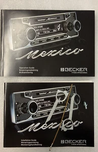 RARITÄT Becker Mexico Retro BE 7948 Operation Guide GB DK S - Bild 1 von 1