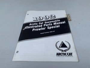 1992 Arctic Cat PROWLER SPECIAL Snowmo PRINTED Parts Manual Original Parts Book - Picture 1 of 3