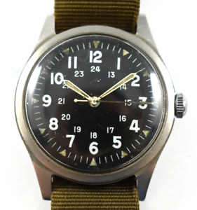 Vintage Benrus 1964 DEC DTU-2A/P MIL-W-3818B Military Wrist Watch Runs lot.18