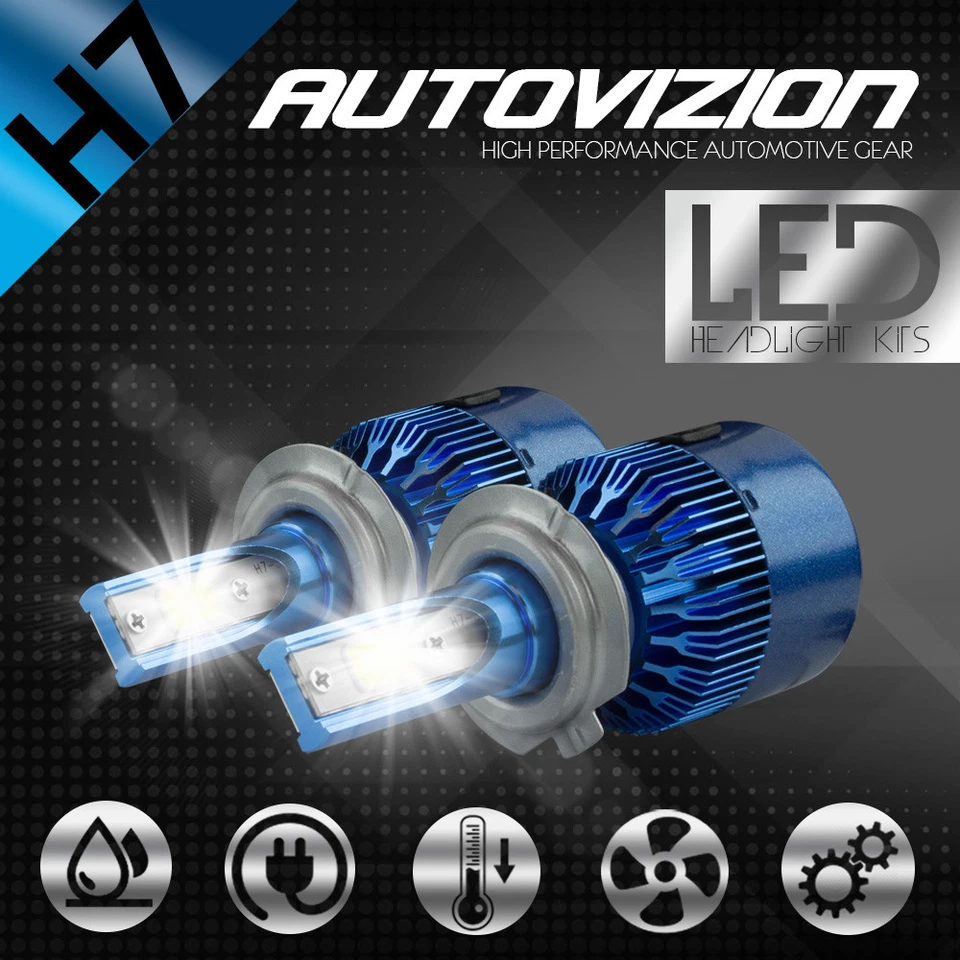 AUTOVIZION LED HID Headlight kit H7 White for Mercedes-Benz S430 1999-2006 - Image 1 of 1