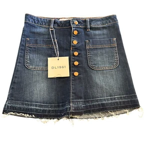 DL1961 Girl's Denim Minnie A-Line Skirt, Size 14 NWT - Picture 1 of 7