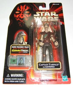 Figura de acción Star Wars Episodio 1 CAPITÁN TARPALS con chip COMMTECH NUEVA EN CAJA - Imagen 1 de 4
