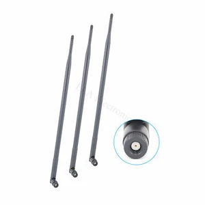 3 9dBi 2.4GHz 5GHz RP-SMA WiFi Antennas For Linksys EA6900 ASUS RT-AC68U New - Afbeelding 1 van 3