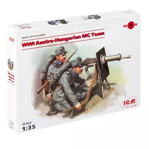 Equipo MG austrohúngaro de la Primera Guerra Mundial kit modelo de plástico figura a escala 1:35 ICM 35697 - Imagen 1 de 8