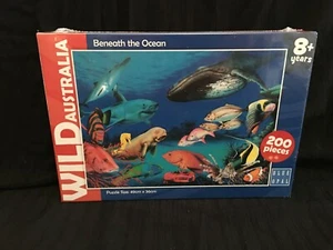 WILD AUSTRALIA BENEATH THE OCEAN OPAL BLUE PUZZLE 200 PC (SEALED) - Picture 1 of 3