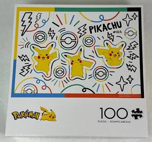 Pokemon Pikachu Art Pokemon 100 Piece Jigsaw Puzzle New Sealed - Picture 1 of 6