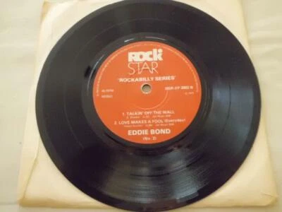 EDDIE BOND EP 45 'I GOT A WOMAN' UK ROCKSTAR KILLER 1956 ROCKABILLY 1979 REIS V+ - Image 1 of 2
