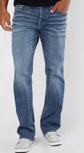 NEU DEPARTWEST 87 KARTCHNER TROUPER STRAIGHT STRETCH JEANS 32 32L DWD515 - Bild 1 von 10