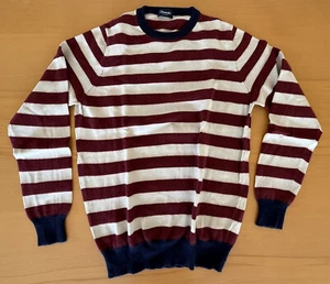 Drumohr – Pullover – gestreift – Kaschmir / Baumwolle – 48 – Made in Italy - Bild 1 von 8