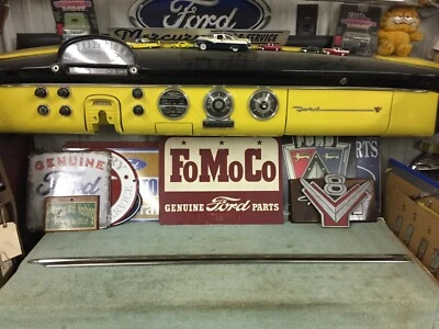 1954 年福特 Crestline 发球杆前挡泥板不锈钢(漂亮) — 第 1/4 张图片