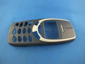 Coque supérieure originale Nokia avant arrière 3310 3330 boîtier couvercle de batterie bleu neuve avec étiquette - Photo 1 sur 3