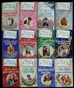 12 Vintage HARLEKIN PBs HOCHZEITEN VON DeWILDE komplette Serie OOP/HTF Preissenkung! - Bild 1 von 1