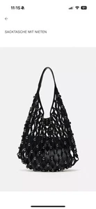 Zara Sacktasche Mit Nieten Neu - Bild 1 von 3