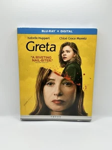 Greta Blu-ray 2019 Chloe Grace Morentz Psychological Thriller NEW w/ Slipcover - Picture 1 of 4