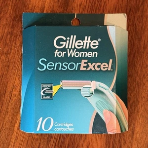 Gillette Sensor Excel for Women Rasierklingen-Nachfüllpack 10 Patronen 2000 Neu aus altem Lagerbestand - Bild 1 von 2