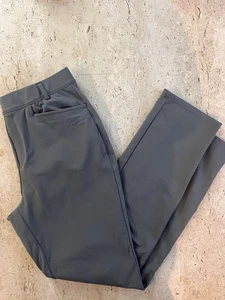 Pantalón de golf para mujer BALEAF 29" entrepierna cinturón trabillas forrado de lana gris oscuro mediano - Imagen 1 de 7