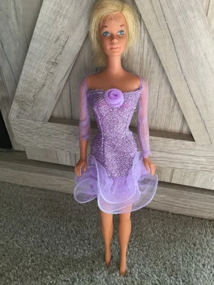 1996 Mattel Barbie Fashion Avenue #15862 #15864 Barbie Doll Dress Only Purple Co - Image 1 of 4