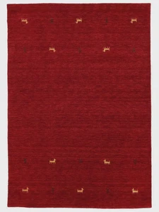 Handloom Tribal Gabbeh Red Wool Rug 8x10 ft – Area Rug Carpet for Living room - Picture 1 of 7