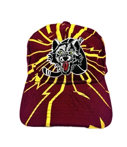 De colección Años 90 Chicago Wolves Starter Shockwave Shatter Snapback Sombrero IHL *FIRMADO - Imagen 1 de 6