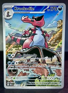 2025 Pokemon Black Bolt Krookodile Illustration Rare Card 137/086 - NM - Picture 1 of 4