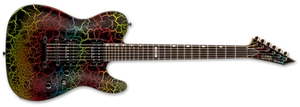 ESP Ltd Eclipse '87 Non-Trem, Rainbow Crackle - Bild 1 von 3