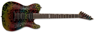 ESP Ltd Eclipse '87 Non-Trem, Rainbow Crackle - Bild 1 von 3