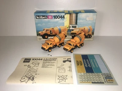 Kibri 2 Short-Hood Truck Mixers (Mercedes-Benz LB 2624) 10044 1:87 HO Scale - Image 1 of 4
